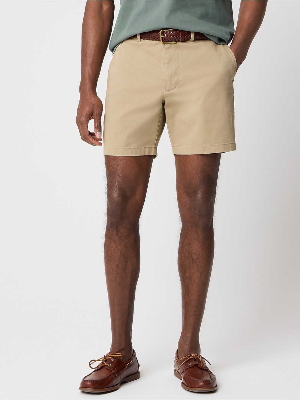 J.Crew Men's Classic Chino Shorts in yellow Sz L 35W Cotton
